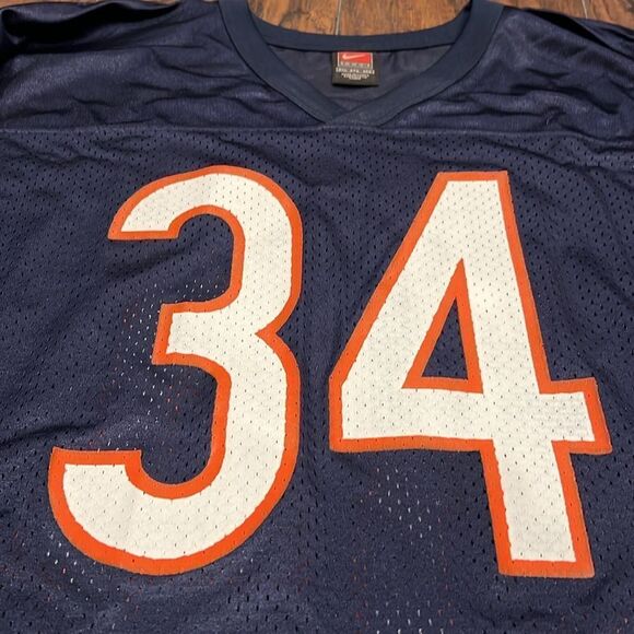 VTG Nike Team Walter Payton Navy Chicago Bears Game Retired Player Jersey EUC - Picture 3 of 12